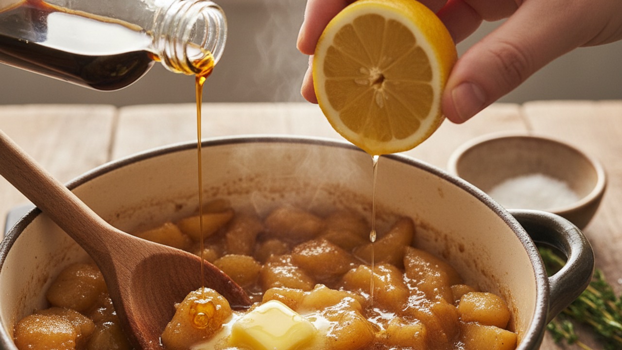 Finish and adjust seasonings