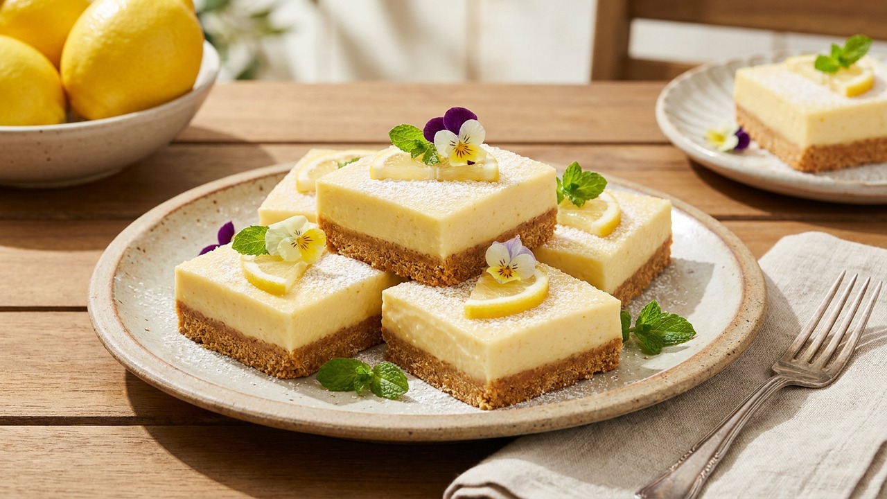 No-Bake Lemon Bars
