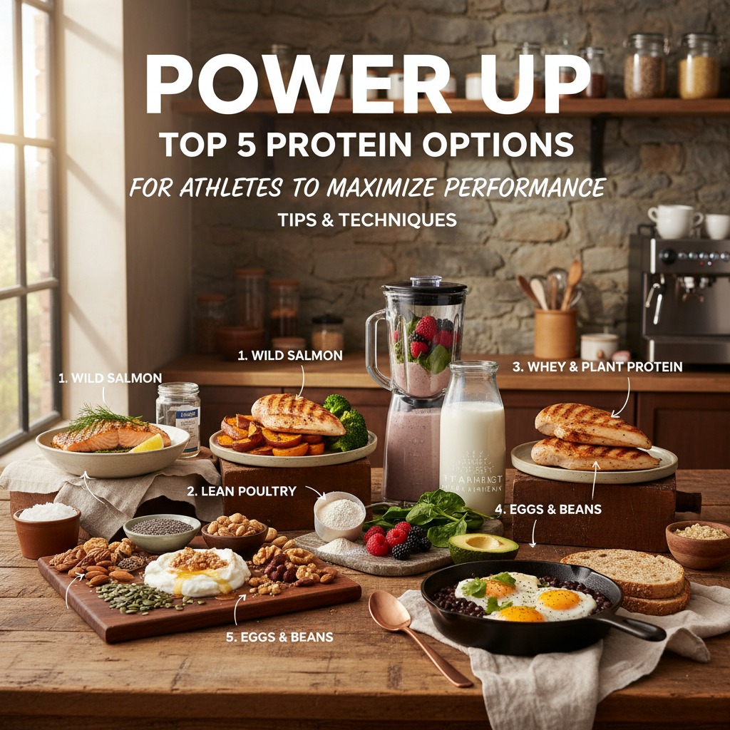 Power Up: Top 5 Protein Options for Athletes to Maximize Performance