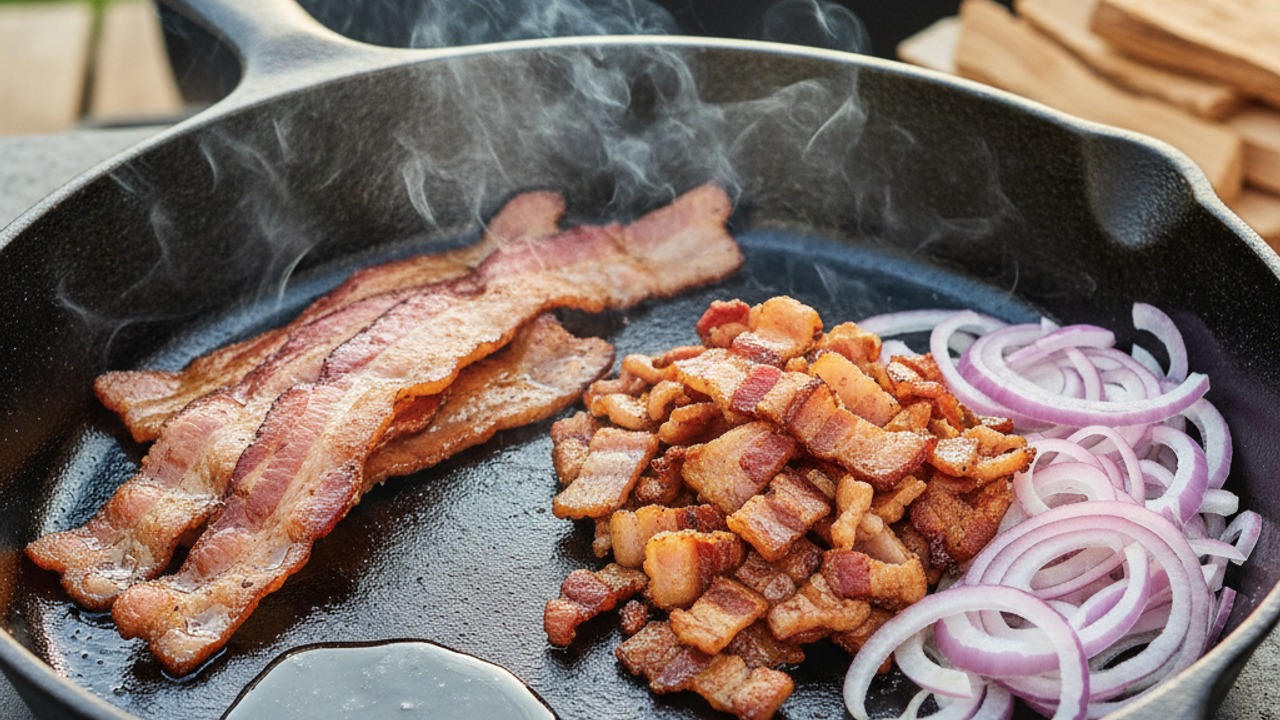 Make the smoked bacon jam