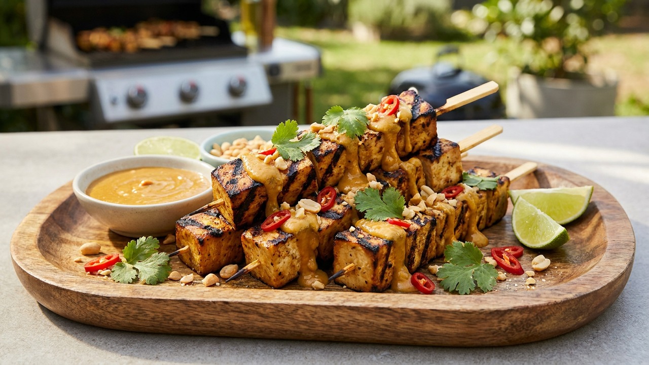 Tofu Satay Peanut Sauce