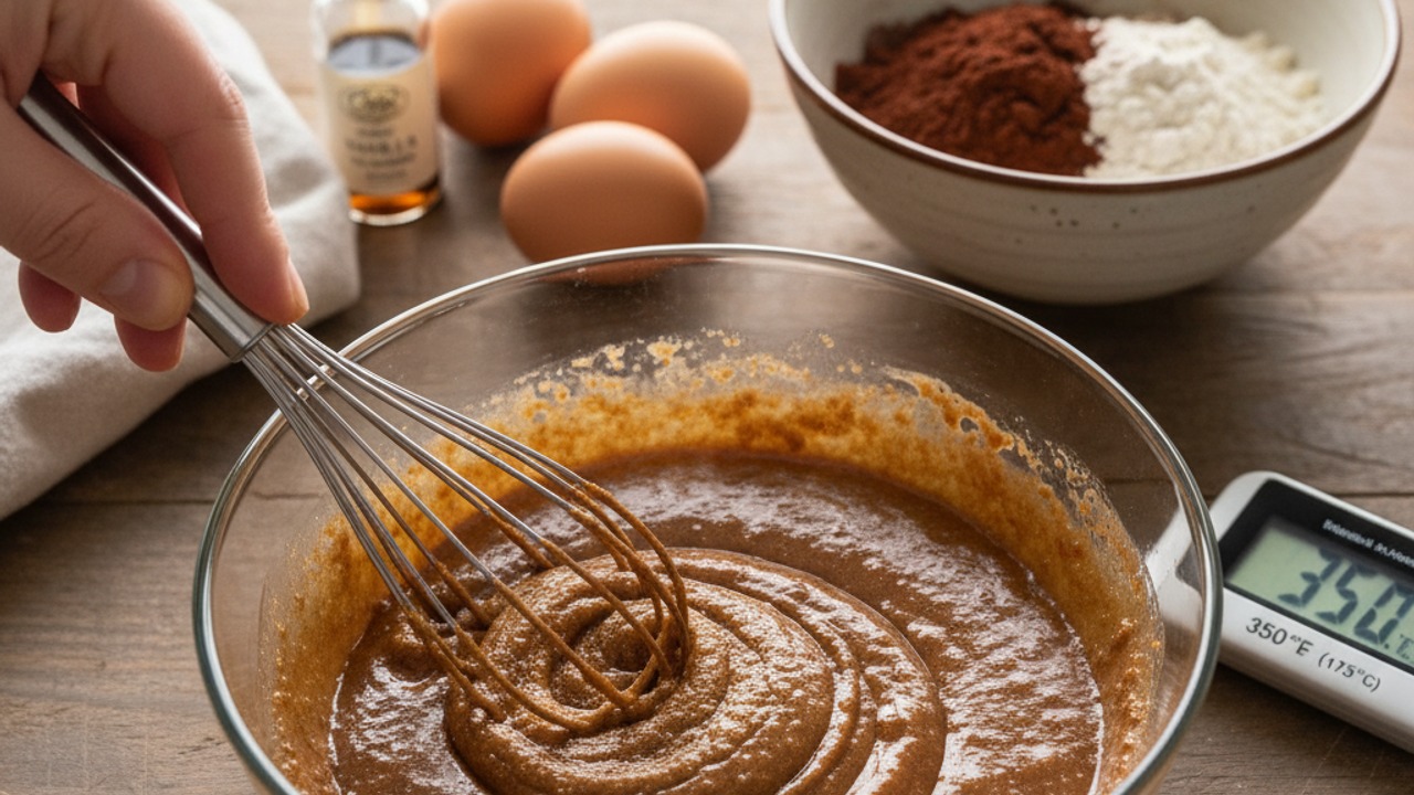 Prep and make brownie batter