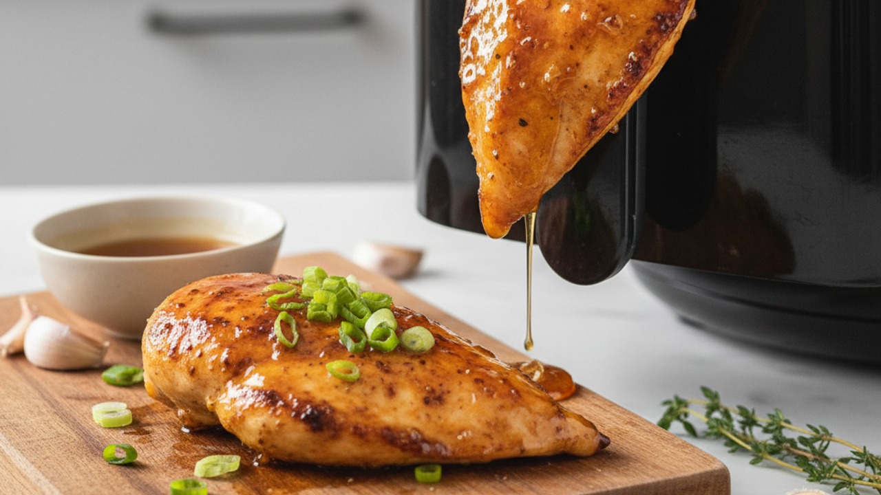 Glaze and finish with a quick crisp