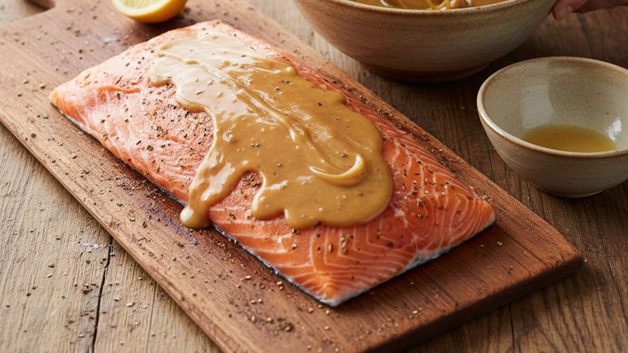 Make the maple Dijon glaze