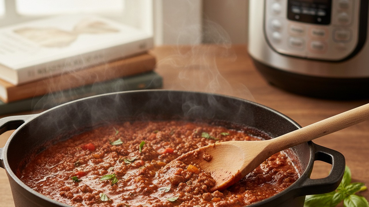 Reduce and finish the sauce