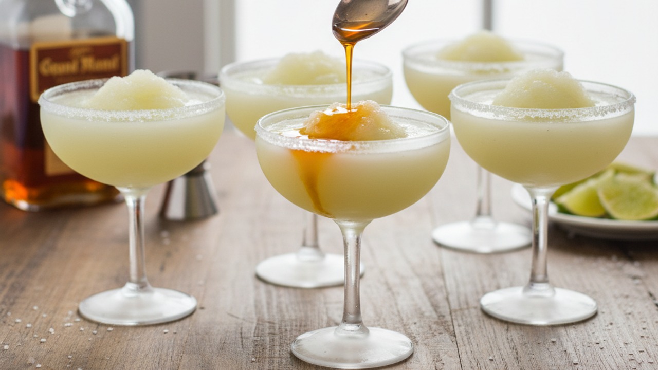 Portion and float Grand Marnier