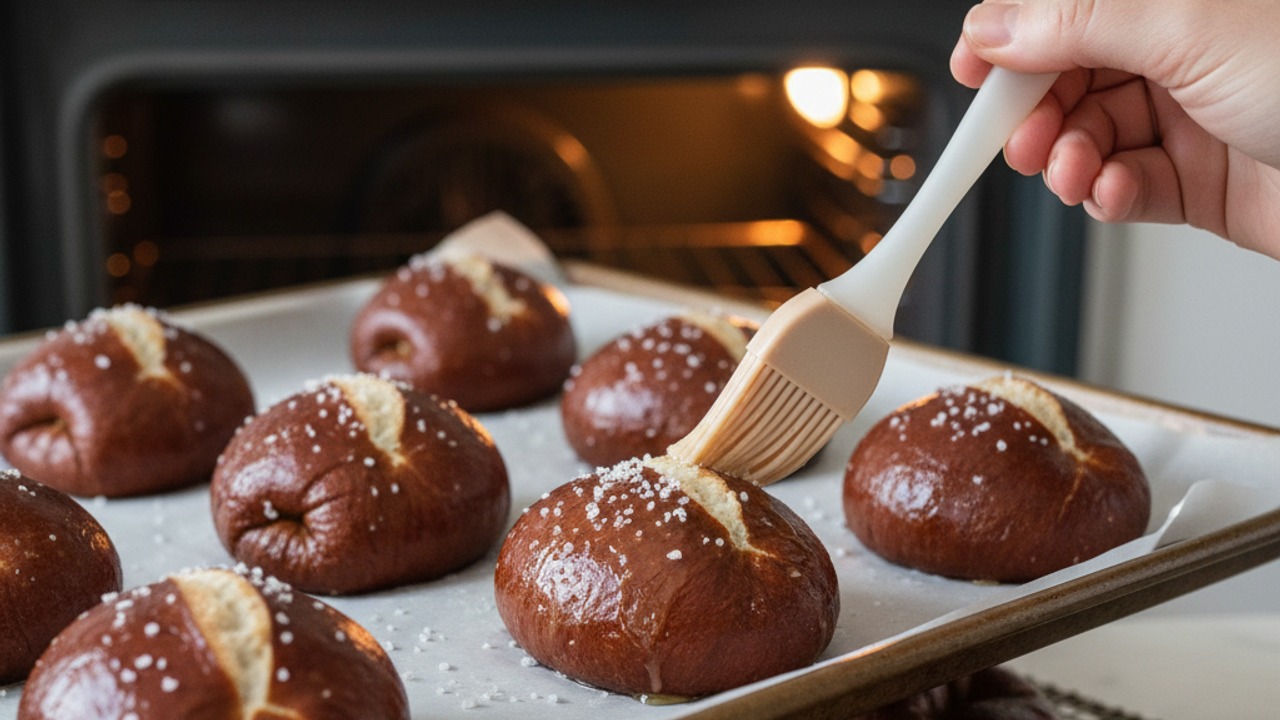 Egg wash, top, and bake