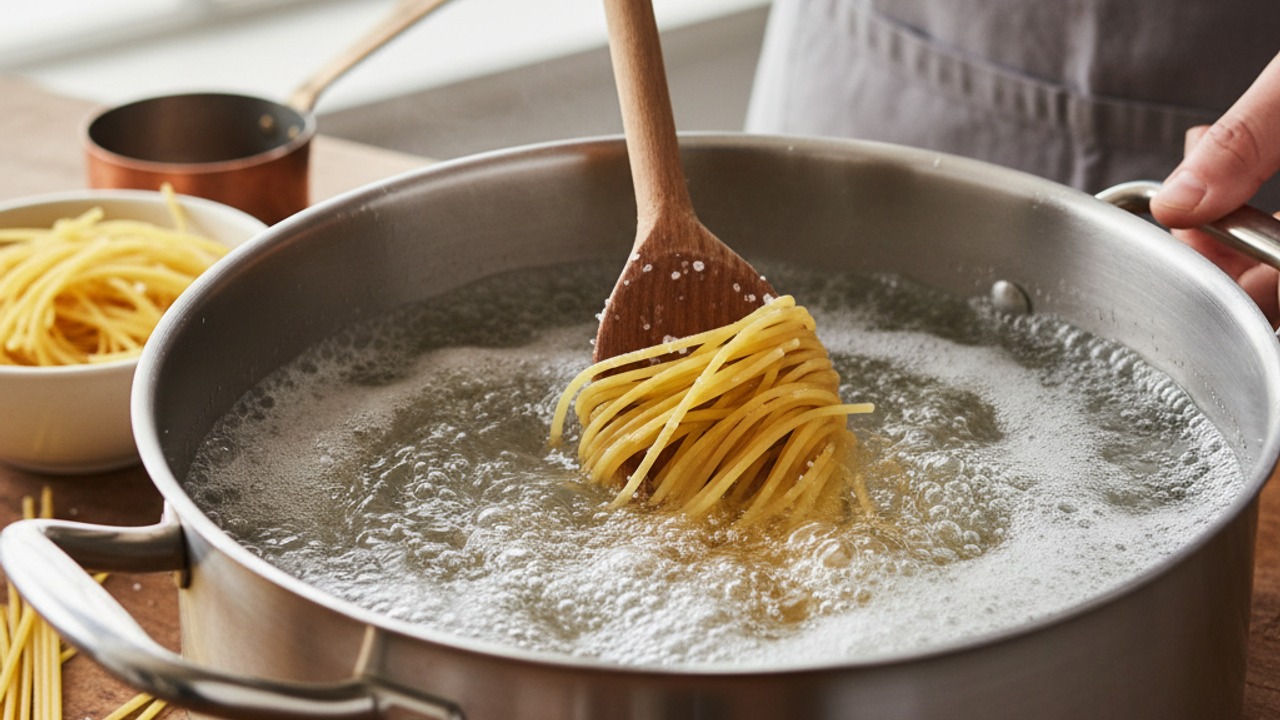 Cook the pasta
