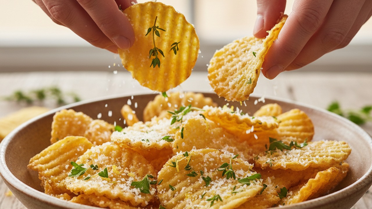Toss with Parmesan and herbs