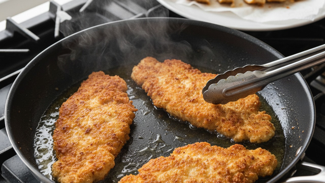Pan-sear the cutlets
