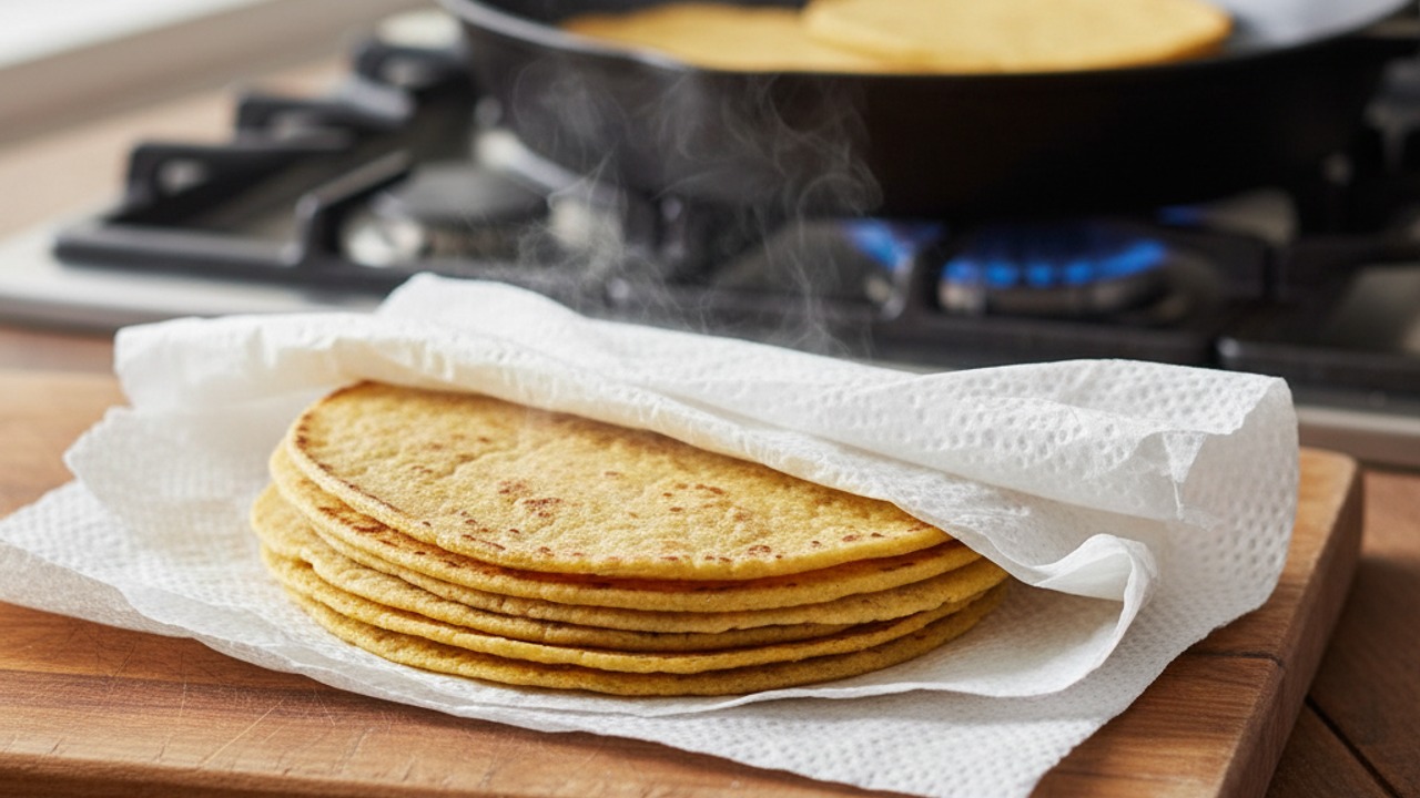 Warm the tortillas