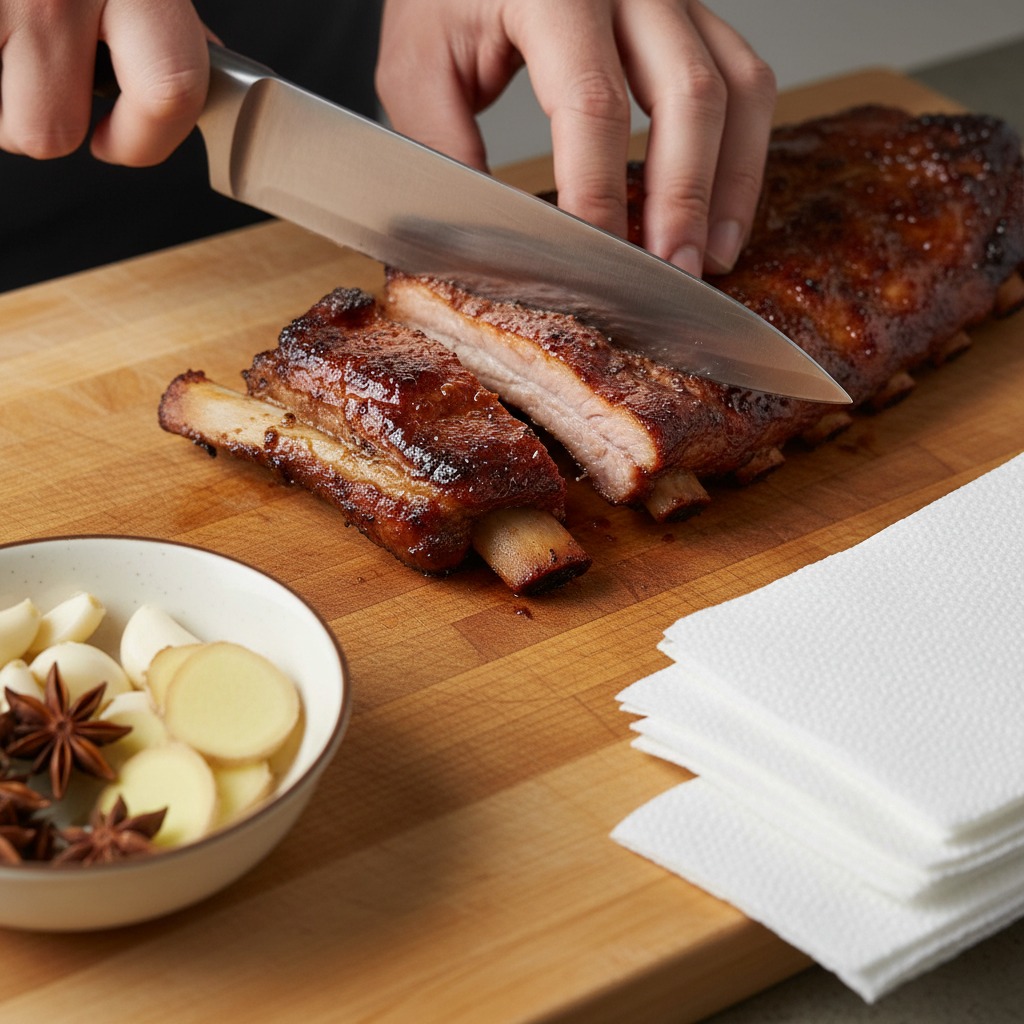 Prep the ribs