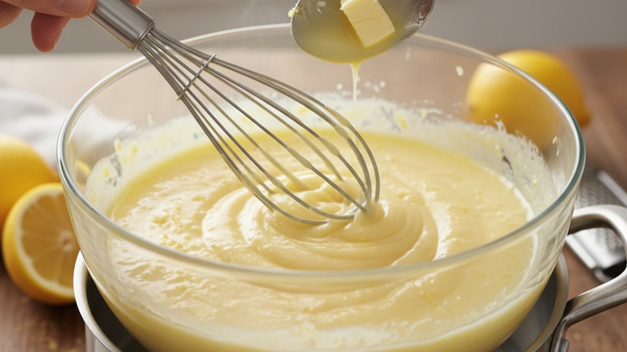 Make the lemon-curd base