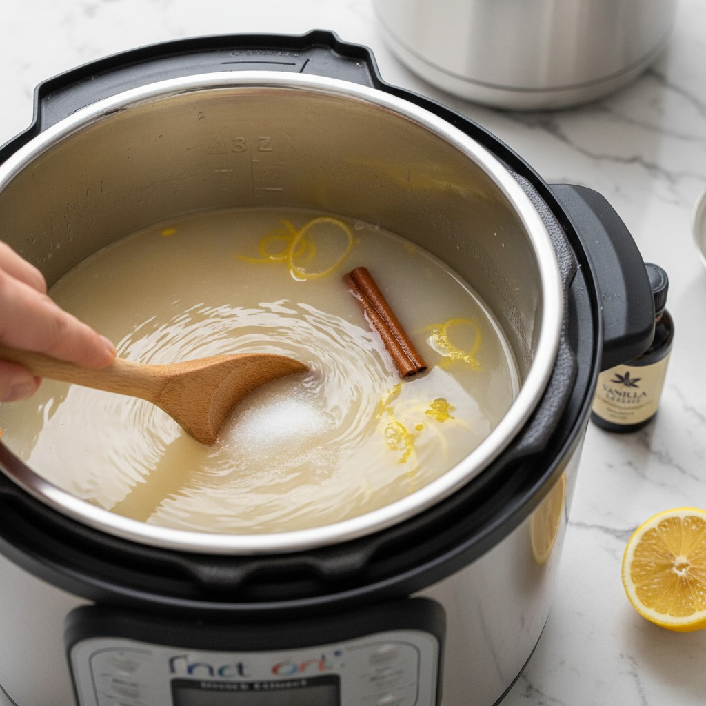 Make the poaching liquid