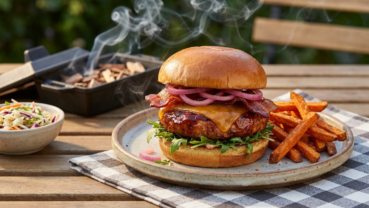 Smoked Chicken Burger