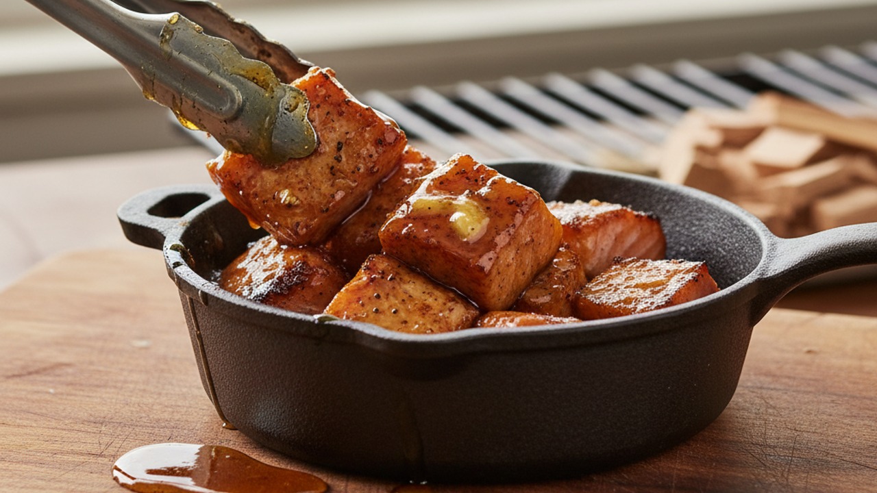 Glaze and caramelize