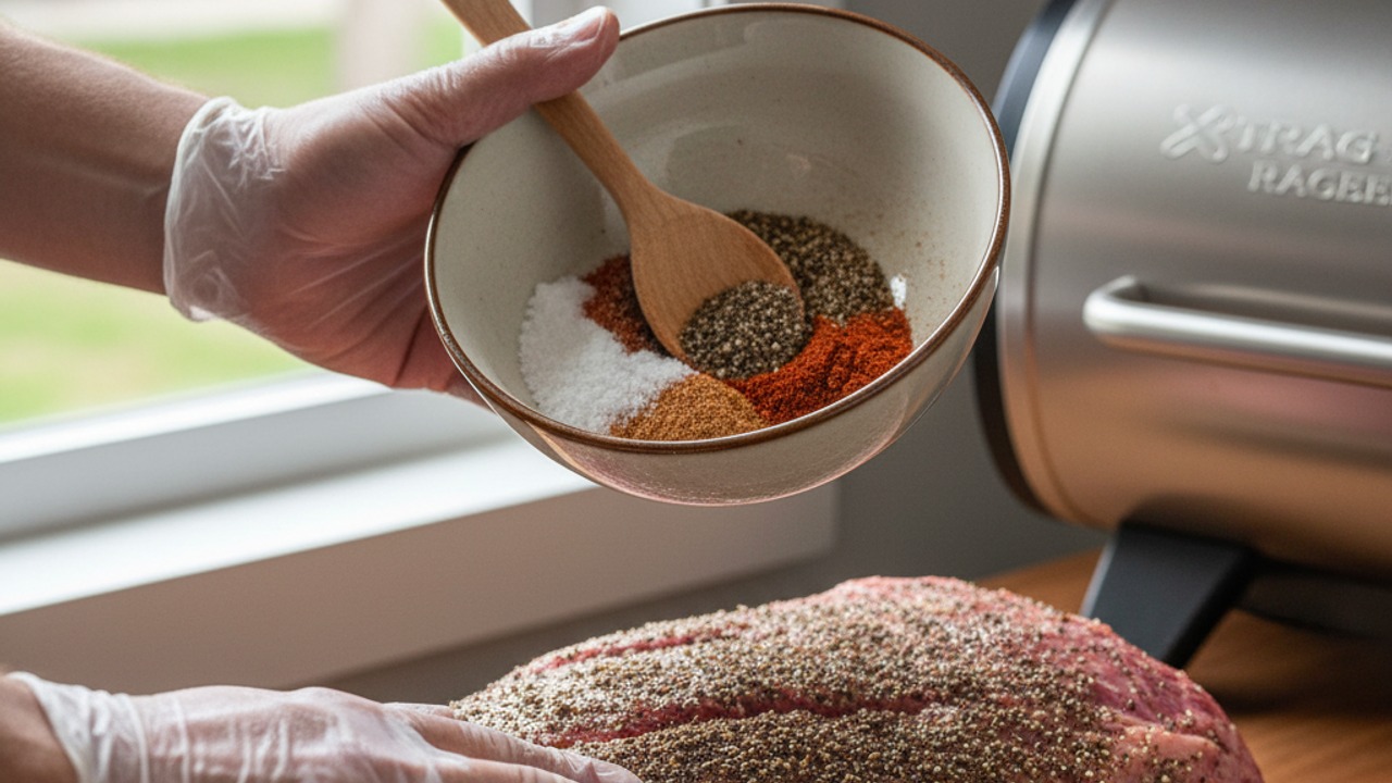 Make and apply the rub