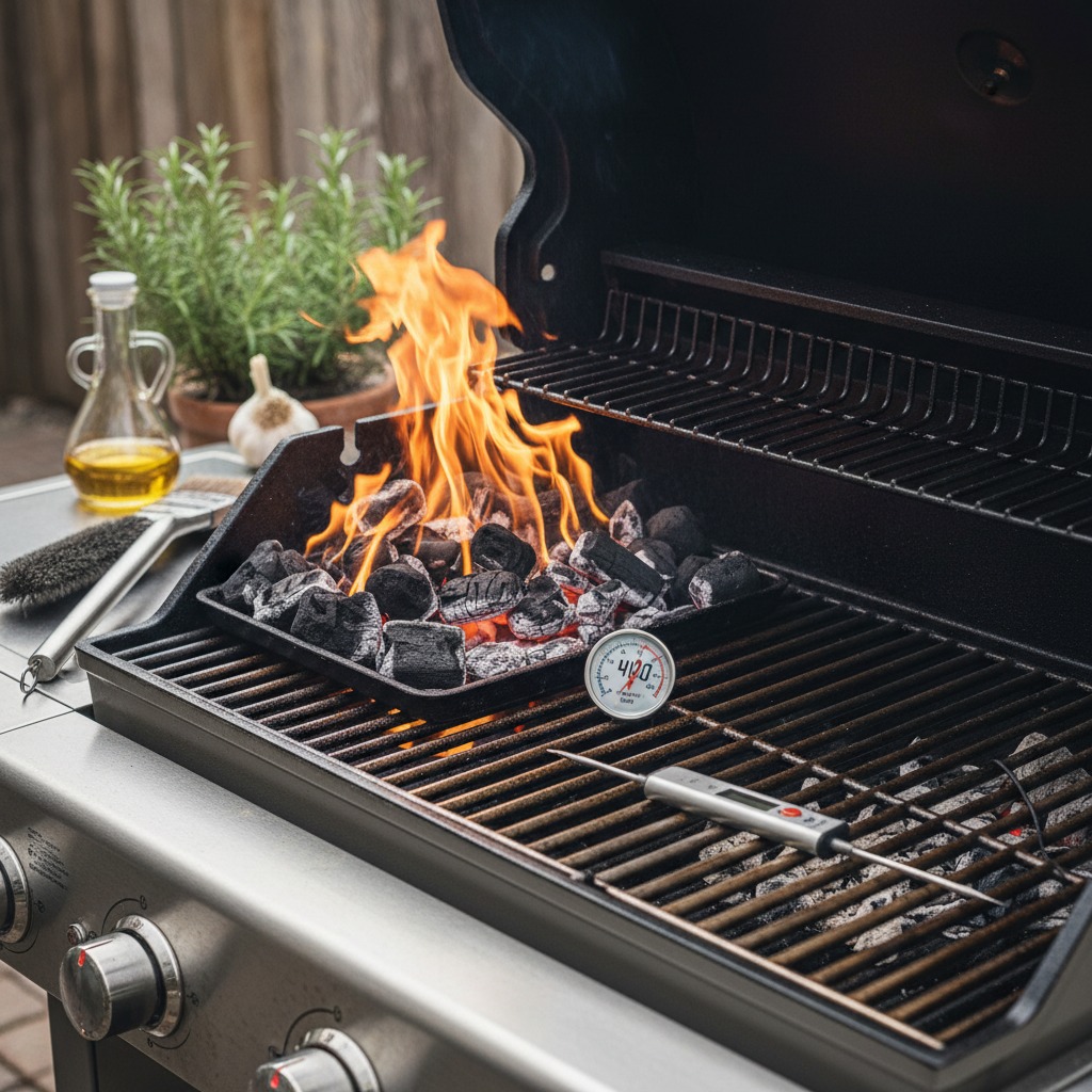 Prepare the grill for two-zone cooking