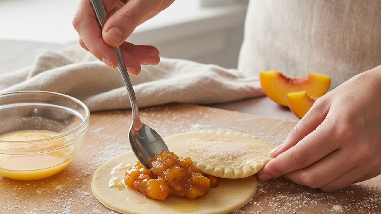 Assemble and seal hand pies