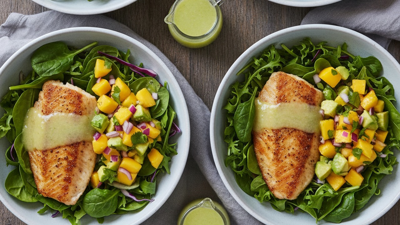 Assemble the salad bowls