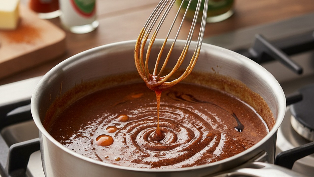 Make the spicy glaze