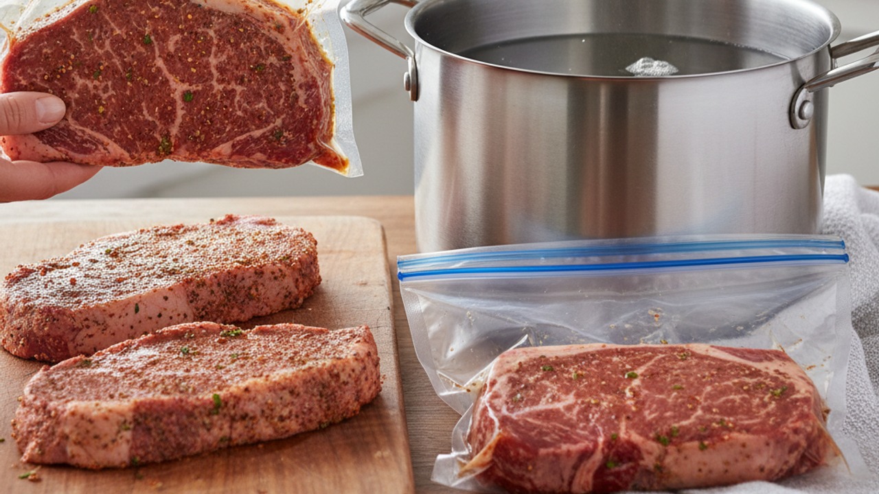Bag and seal for sous-vide