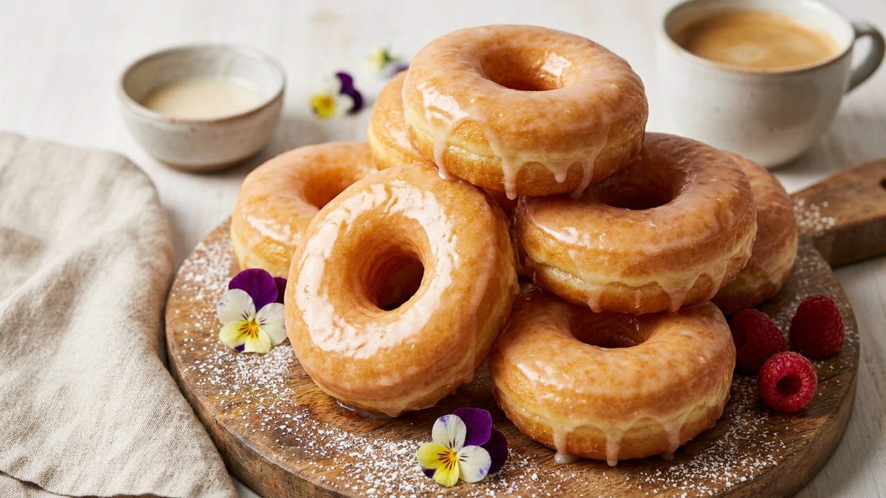 Homemade Glazed Donuts