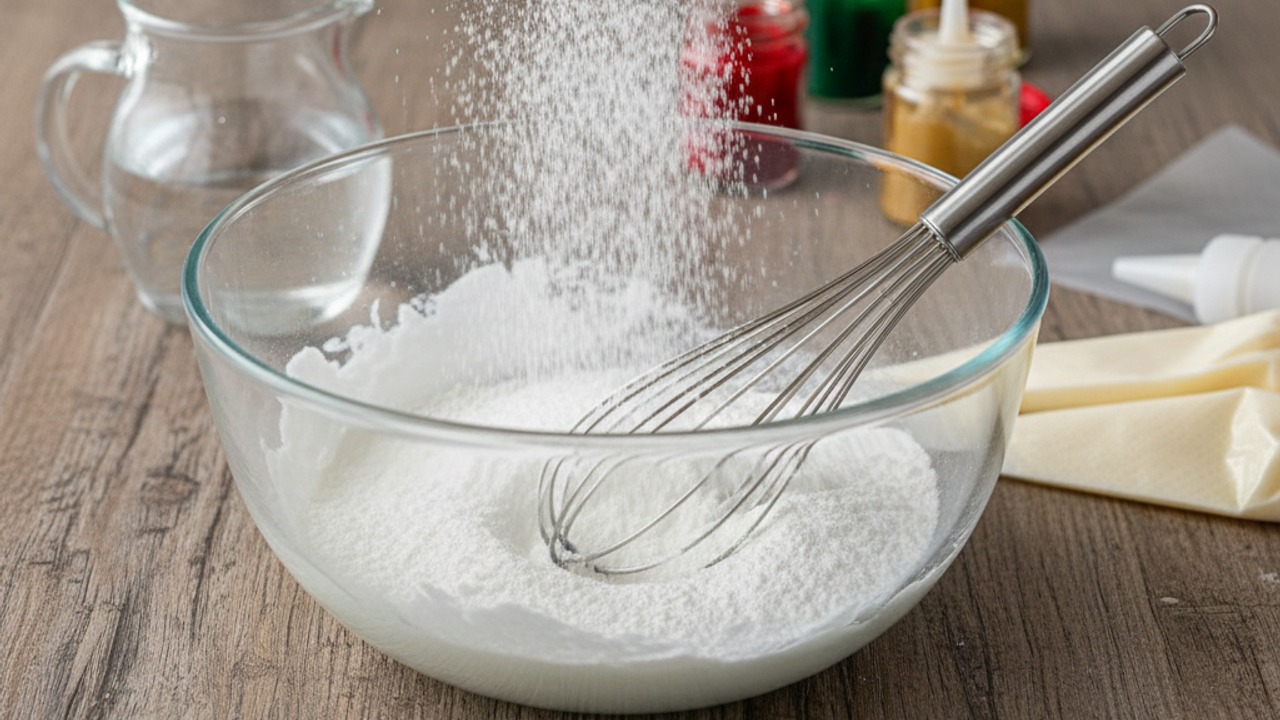 Prepare the royal icing