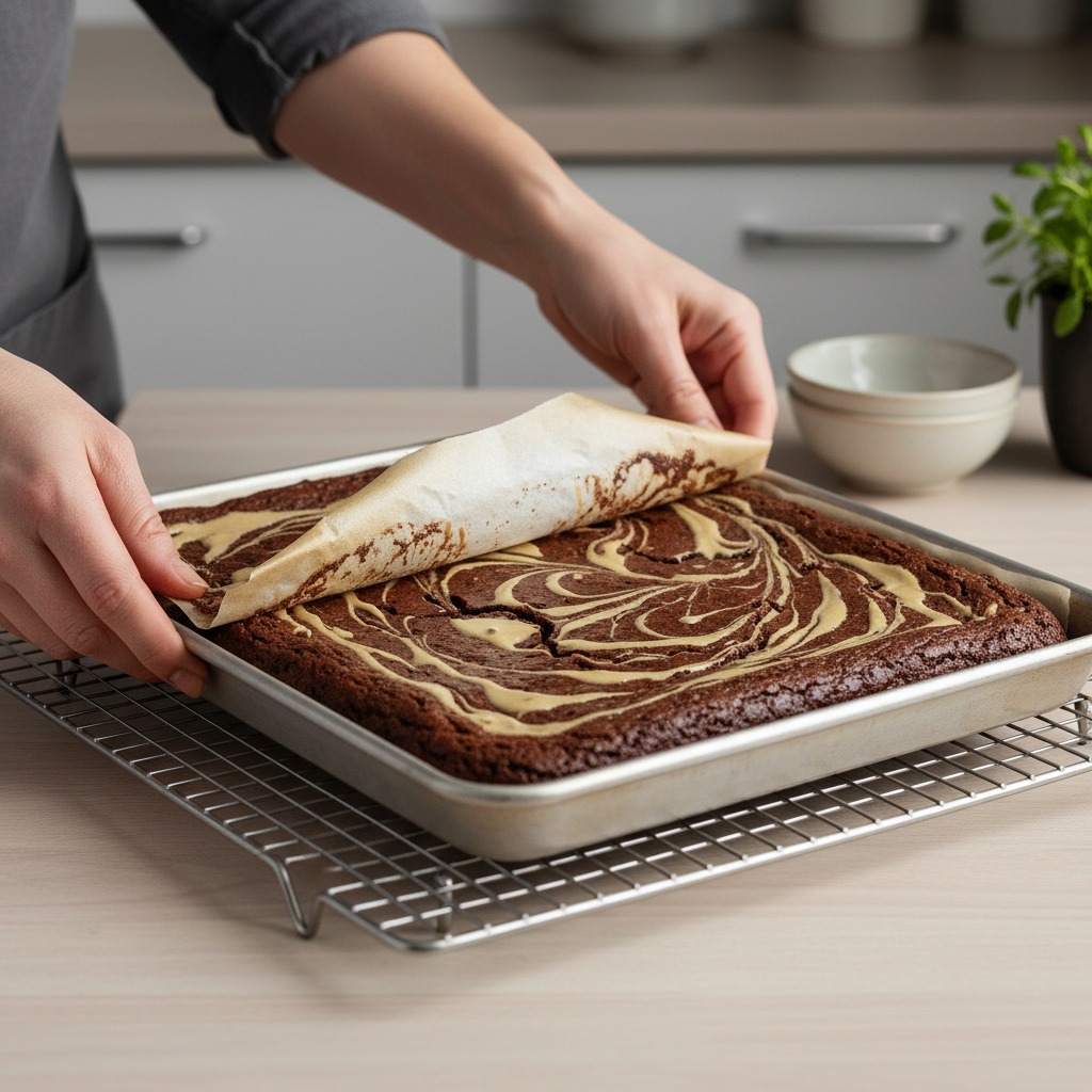Bake, cool and finish