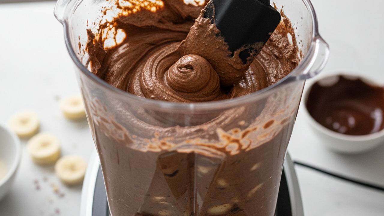 Pulse and blend to soft-serve texture