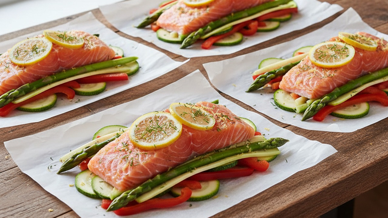Seal packets en papillote