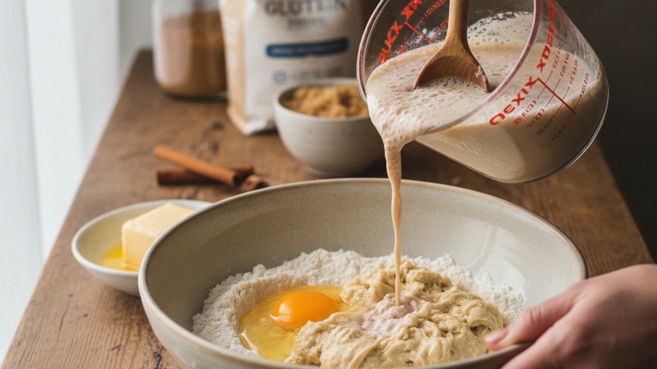 Mix and form the enriched dough