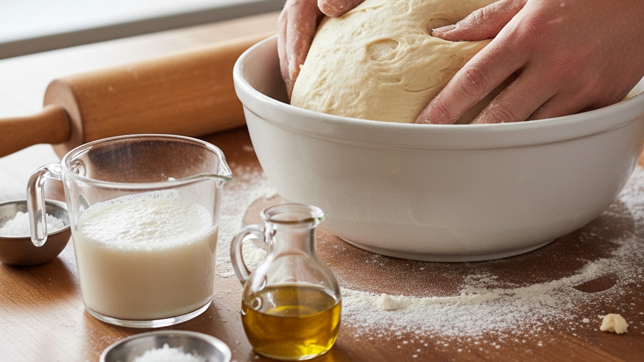 Mix and knead the dough
