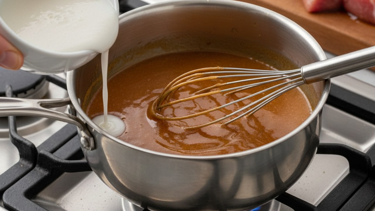Make a safe, thickened glaze