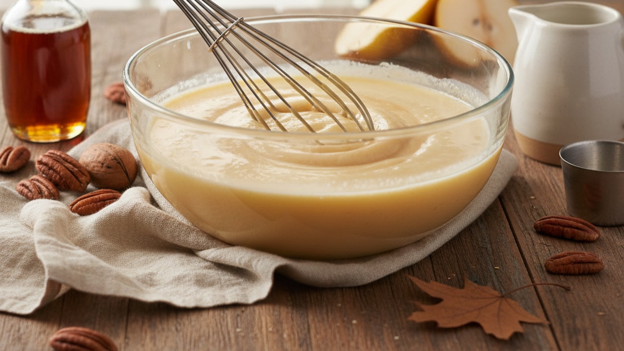 Whisk wet ingredients