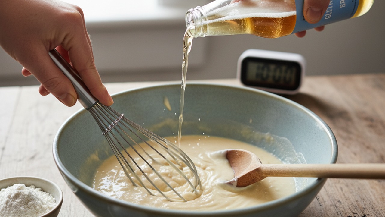 Make the cold, gluten-free batter