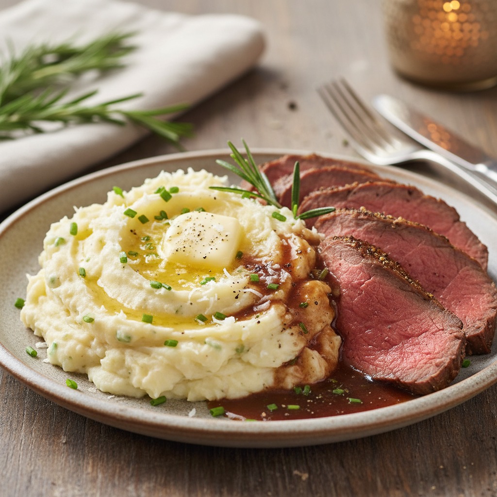 Classic Creamy Horseradish Mashed Potatoes — Perfect Roast Beef Side