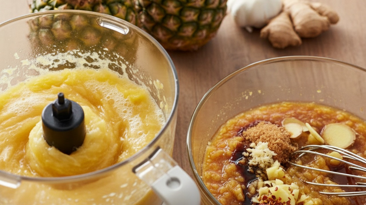 Blend and combine marinade