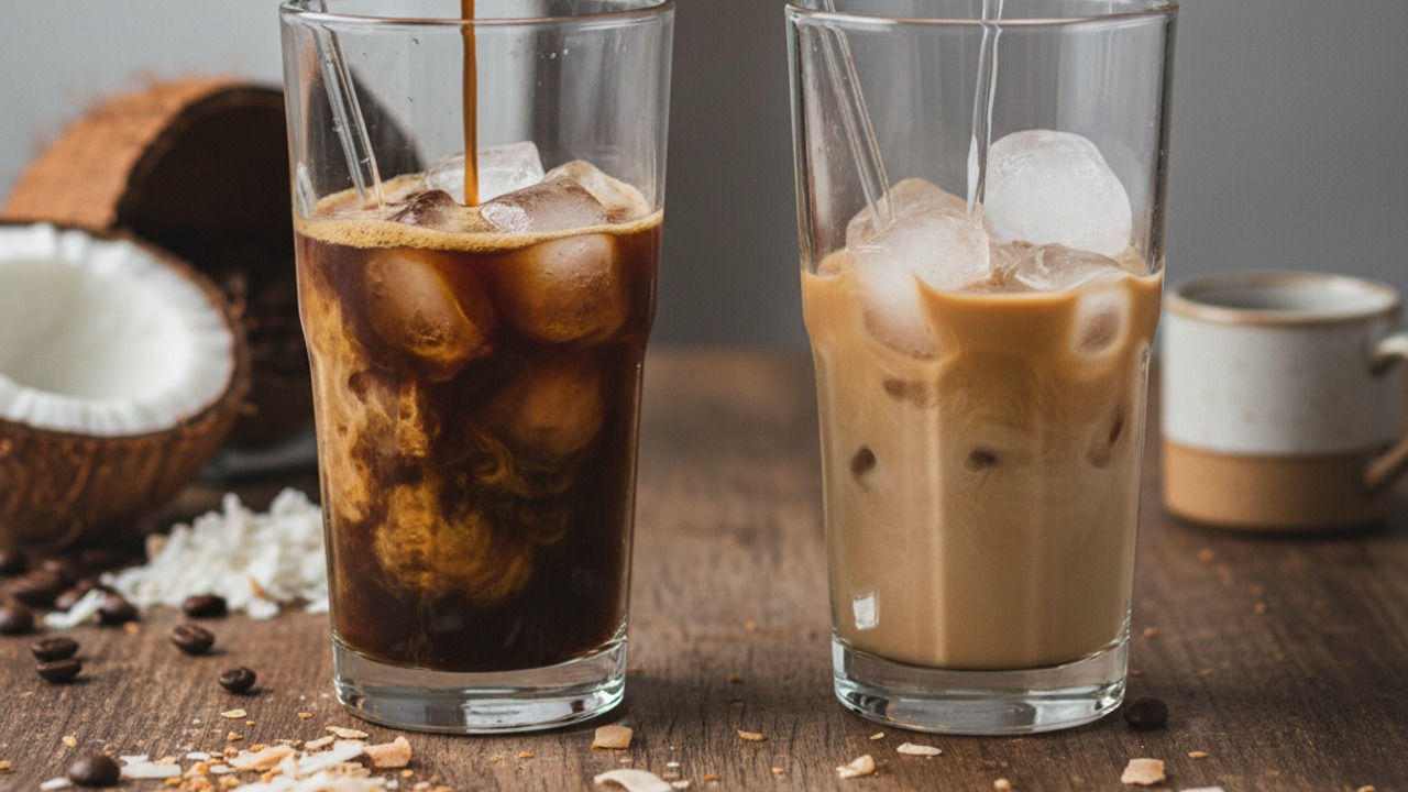 Assemble the iced Americano