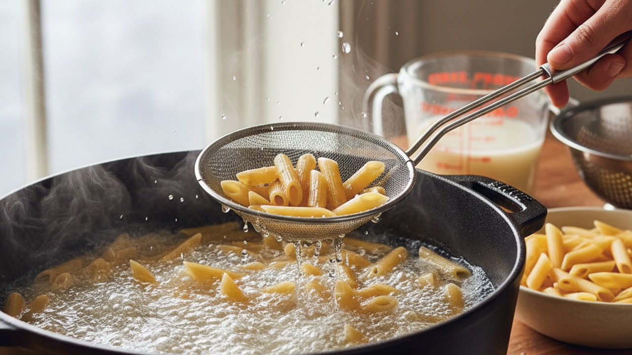 Cook the pasta
