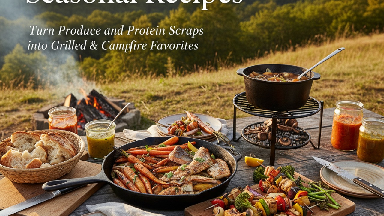 Zero‑Waste Seasonal Recipes: Turn Produce and Protein Scraps into Grilled & Campfire Favorites