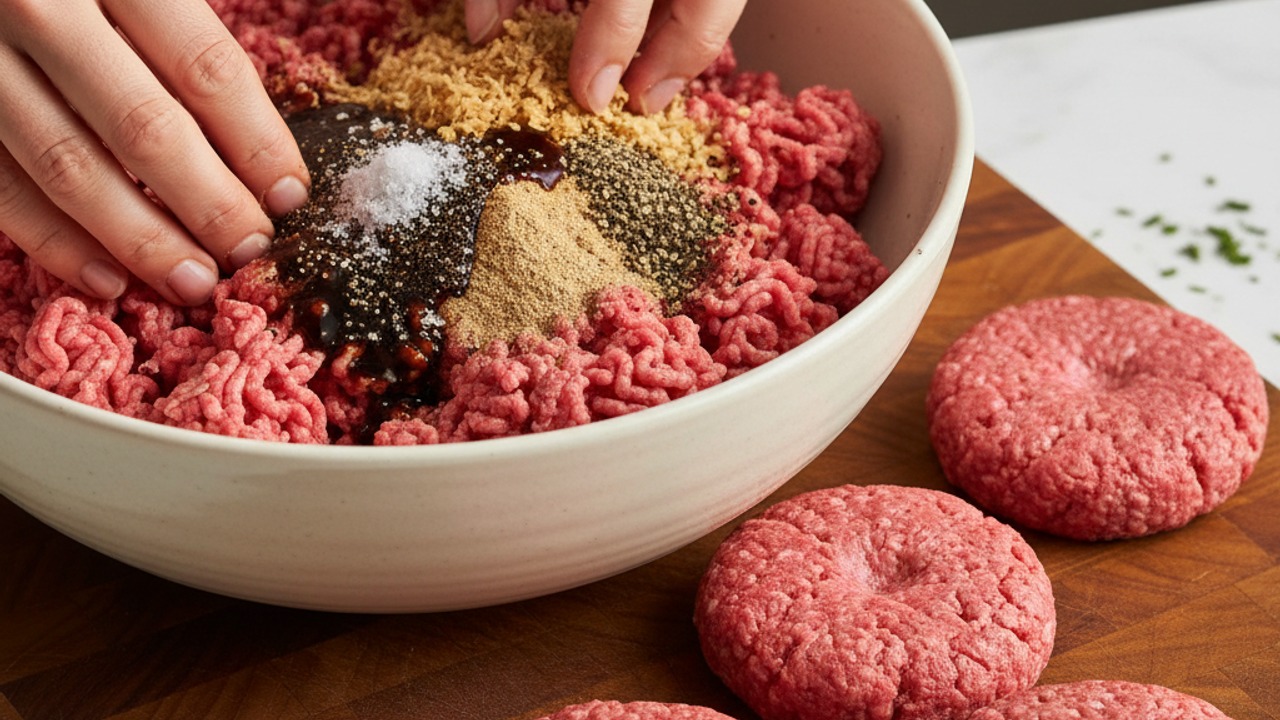 Mix and form patties