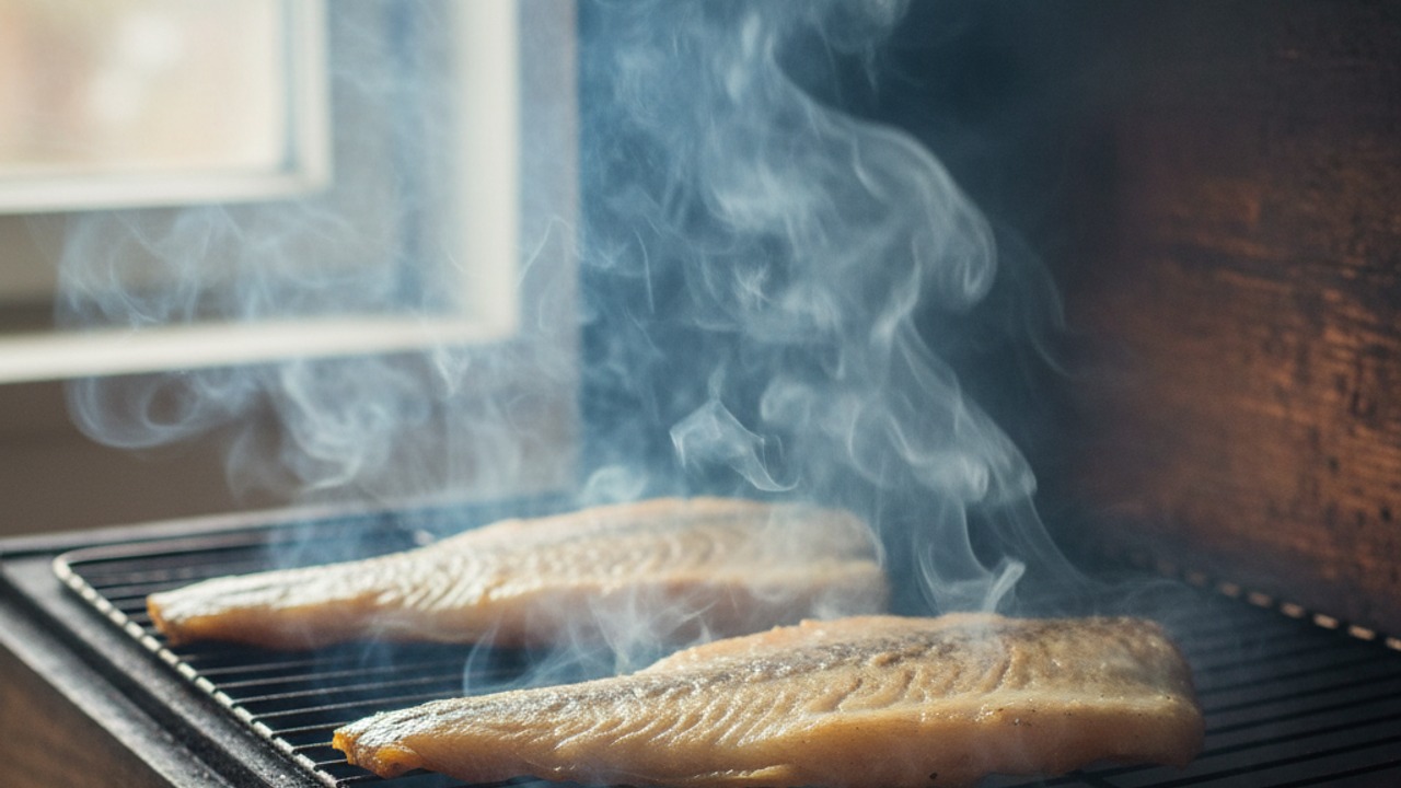 Smoke the haddock