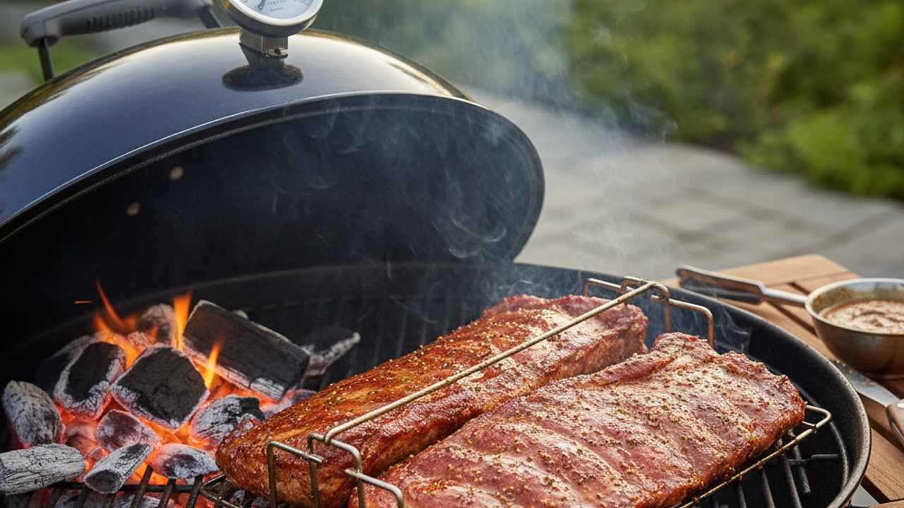 Set up the grill for indirect low-and-slow heat