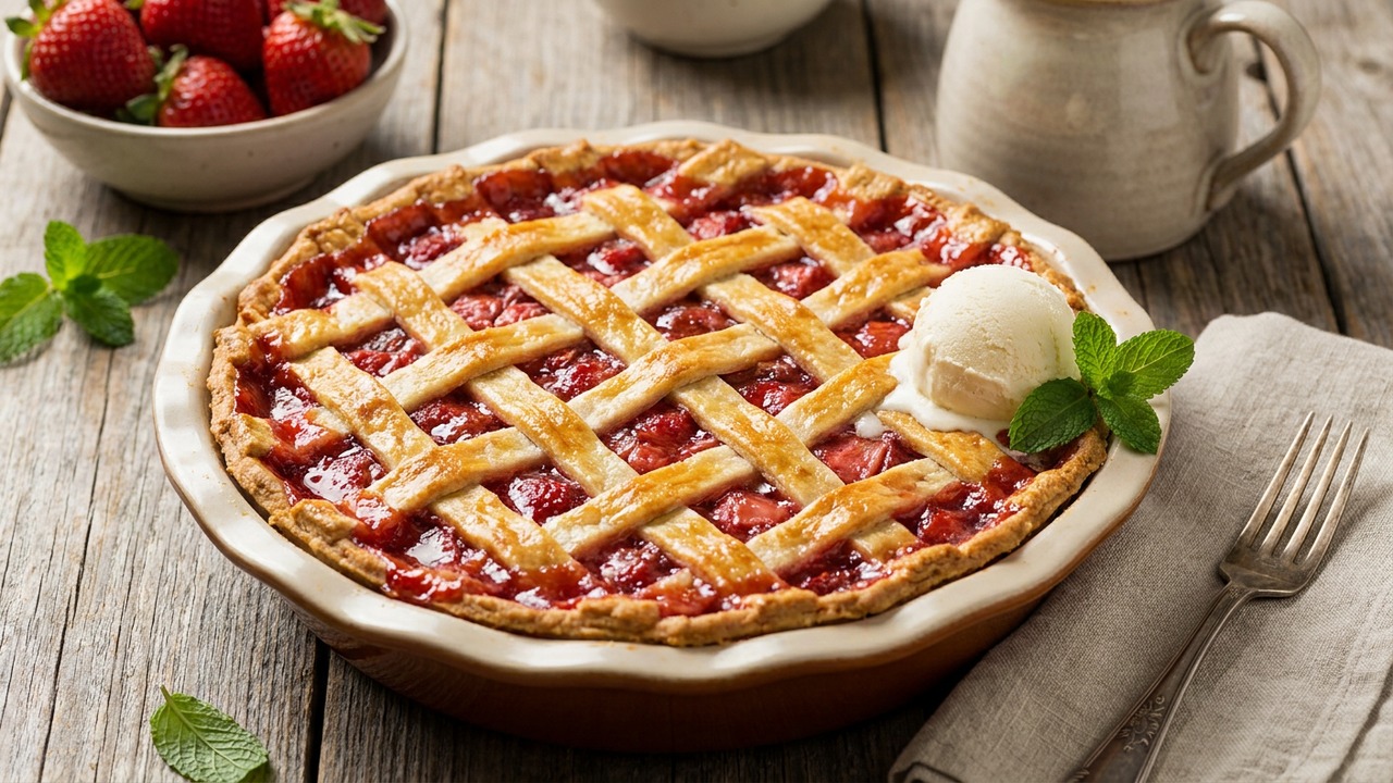Strawberry Rhubarb Pie