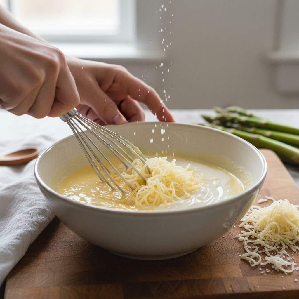 Make the Gruyère custard