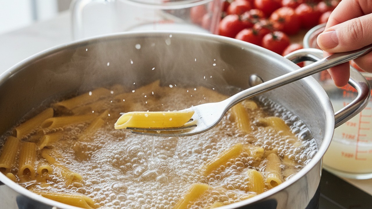 Cook the pasta