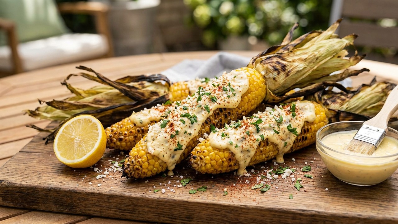 Grilled Corn with Aioli