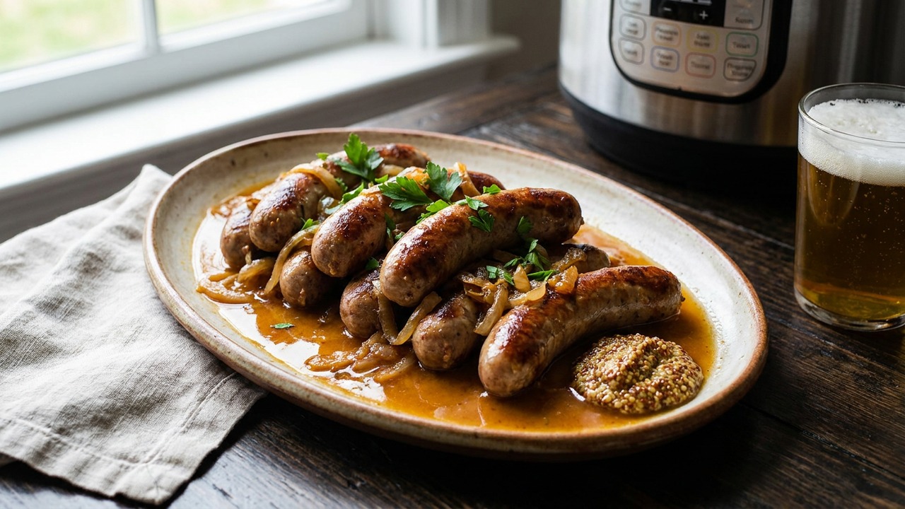 Instant Pot Beer Brats