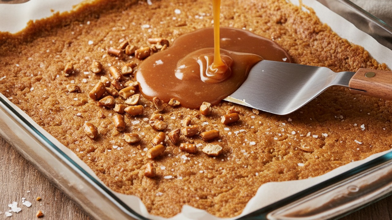 Assemble caramel layer